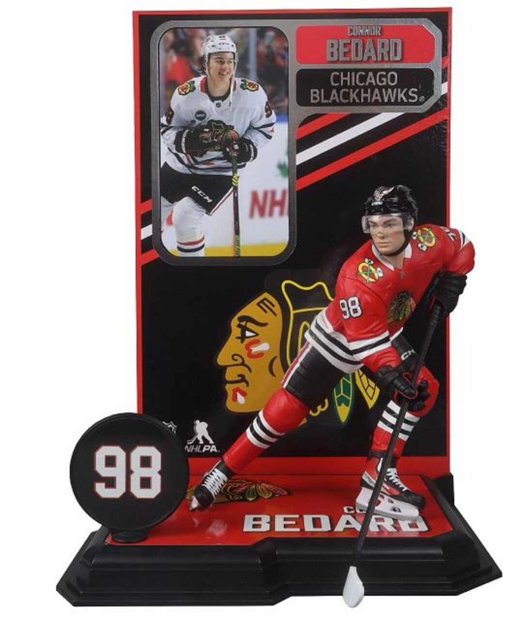 Connor Bedard Chicago Blackhawks NHL 7" Figure McFarlane's SportsPicks